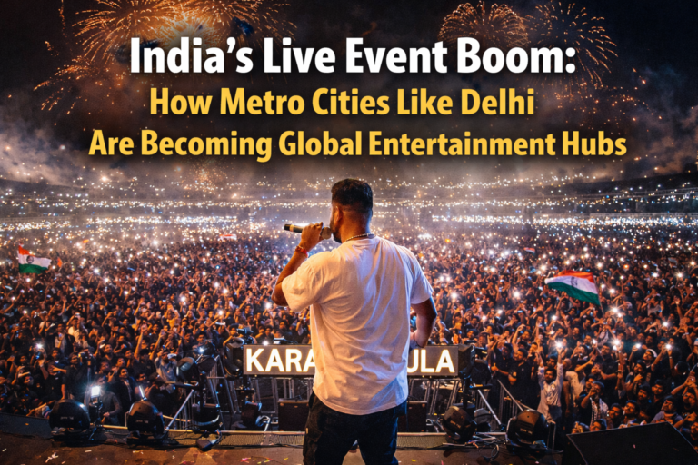 India’s Live Event Boom: How Metro Cities Like Delhi Are Becoming Global Entertainment Hubs
